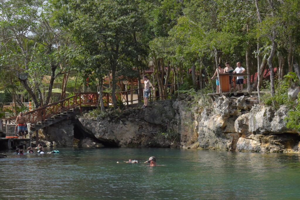 cenote swimming